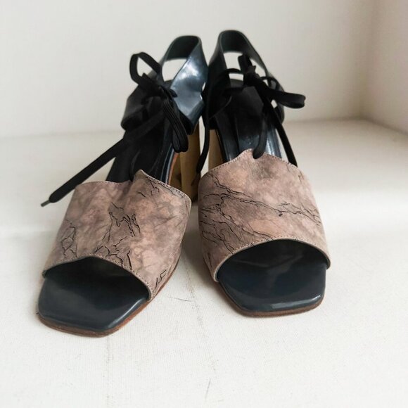 Rachel Comey Melrose Sandals w Wood Heel  7 - Picture 2 of 8